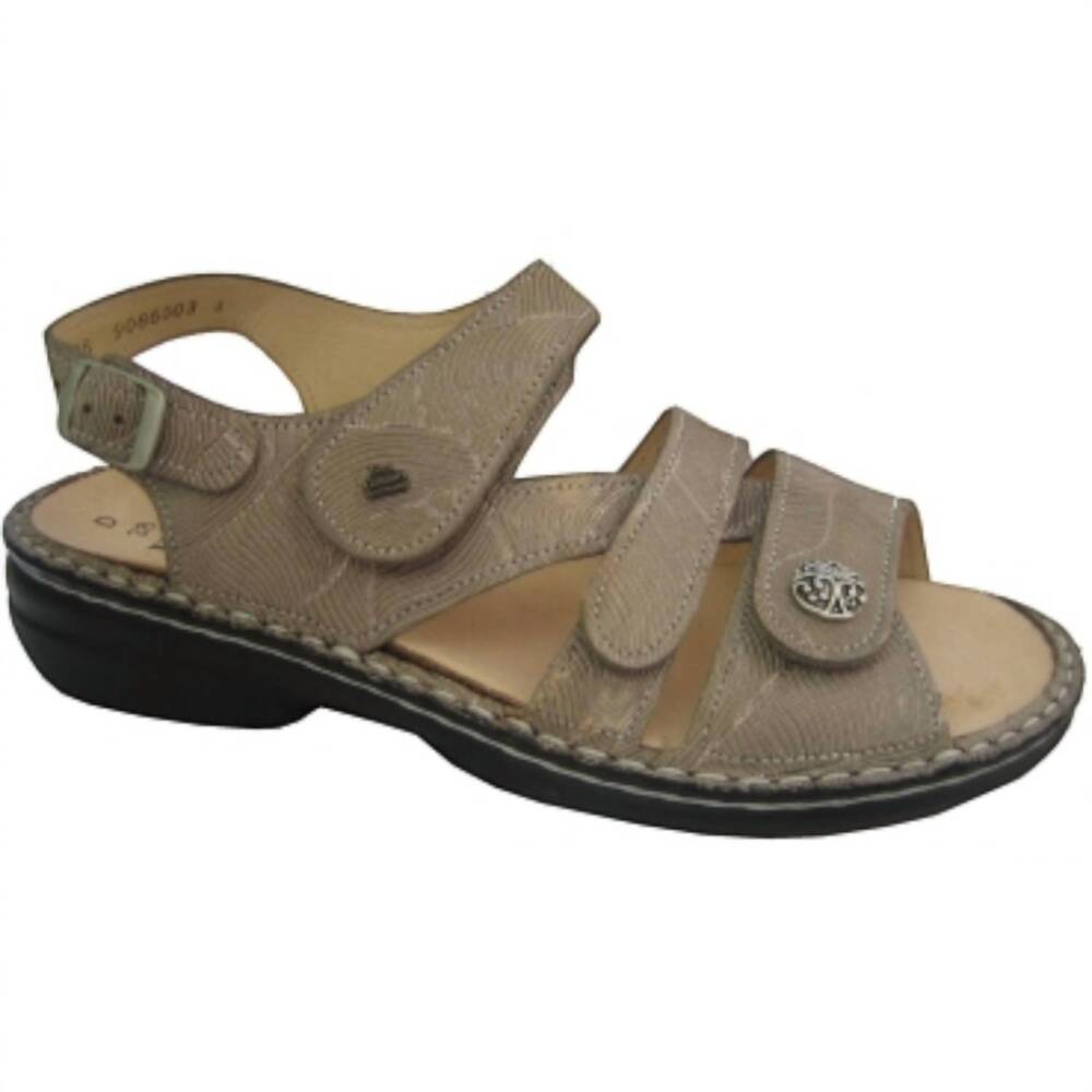 NEW FINN COMFORT women's gomera sandals in sand storm